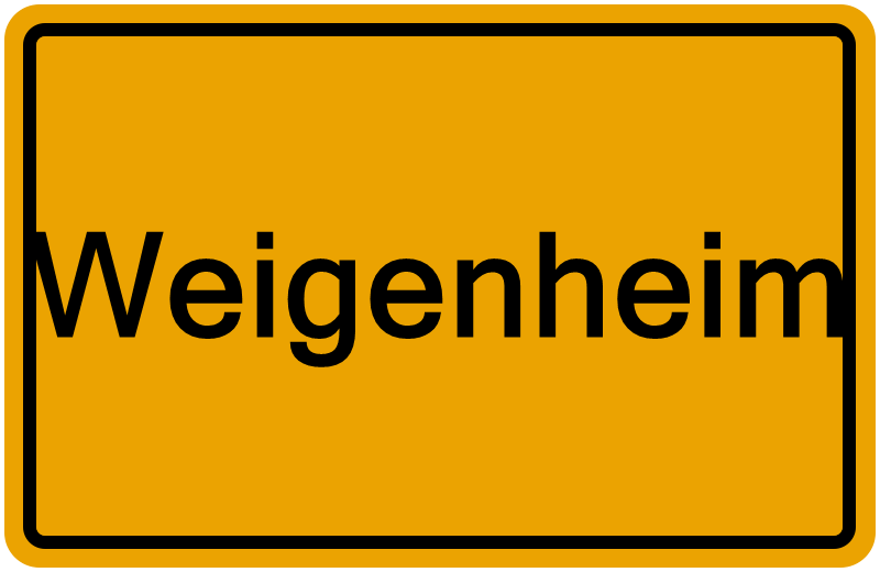 Handelsregisterauszug Weigenheim