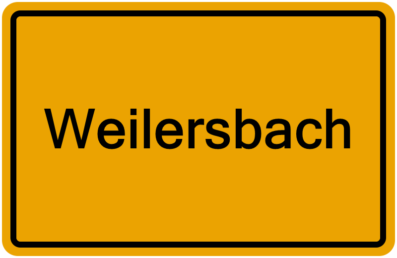 Handelsregisterauszug Weilersbach