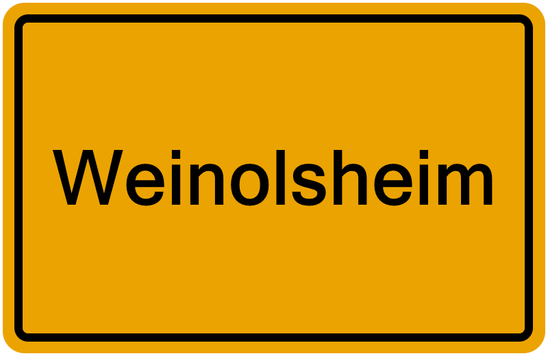 Handelsregisterauszug Weinolsheim