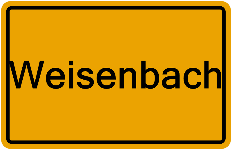 Handelsregisterauszug Weisenbach