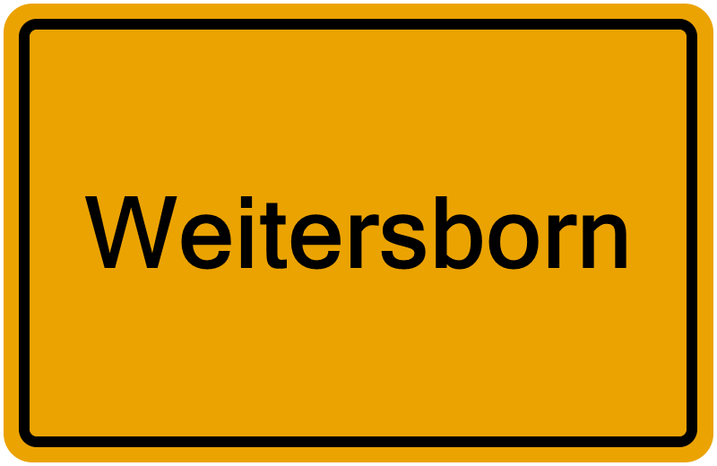 Handelsregisterauszug Weitersborn