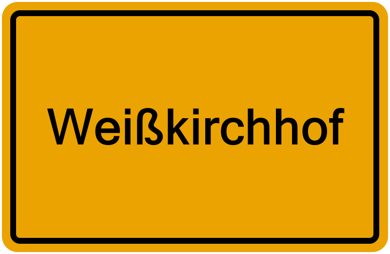 Handelsregisterauszug Weißkirchhof
