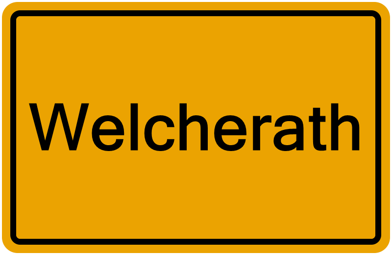 Handelsregisterauszug Welcherath