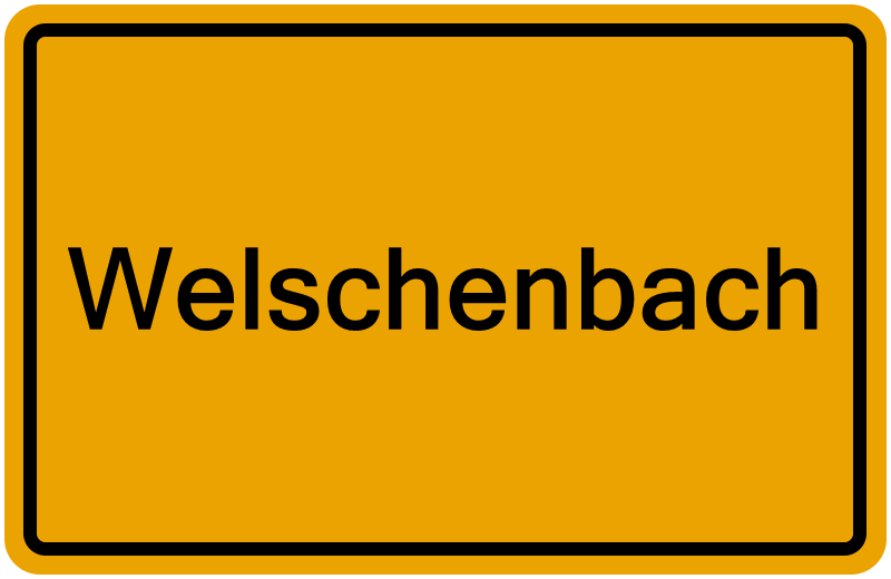 Handelsregisterauszug Welschenbach