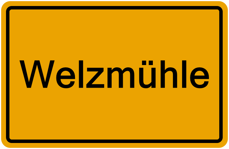 Handelsregisterauszug Welzmühle
