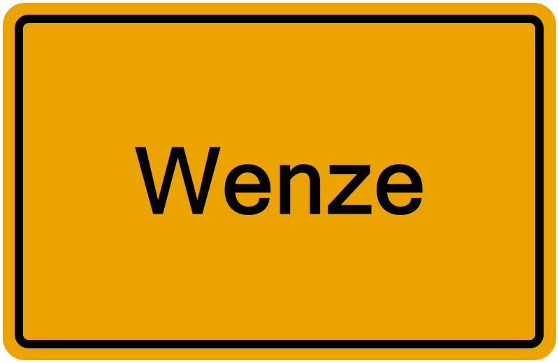 Handelsregisterauszug Wenze