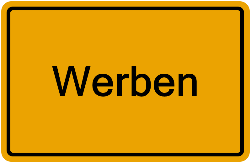 Handelsregisterauszug Werben