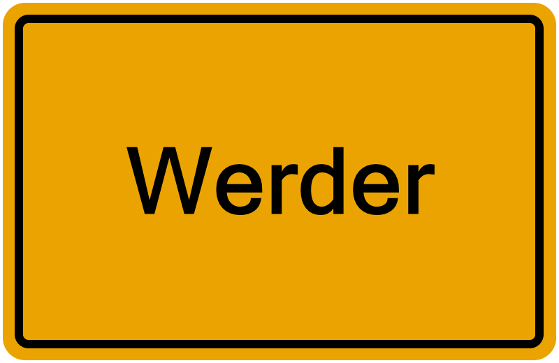Handelsregisterauszug Werder