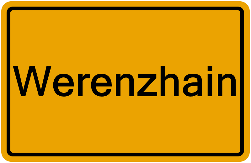 Handelsregisterauszug Werenzhain