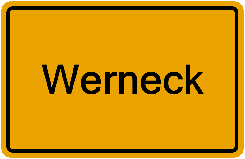 Handelsregisterauszug Werneck