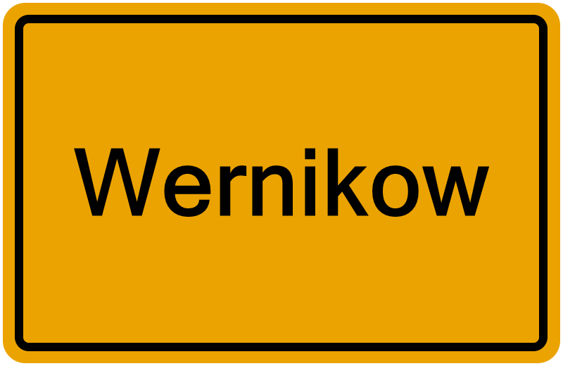 Handelsregisterauszug Wernikow