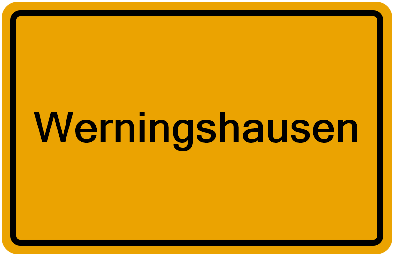 Handelsregisterauszug Werningshausen