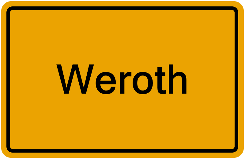 Handelsregisterauszug Weroth