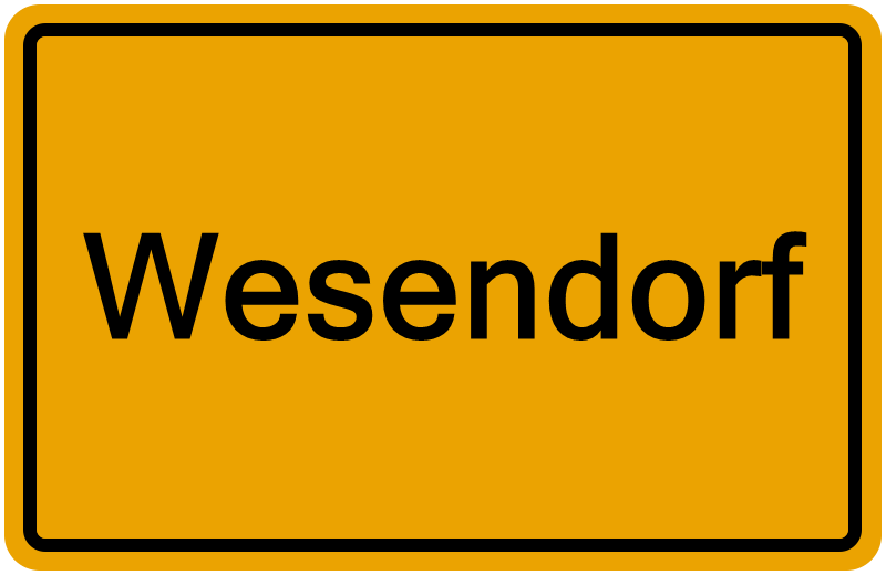 Handelsregisterauszug Wesendorf