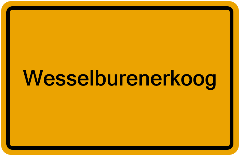 Handelsregisterauszug Wesselburenerkoog