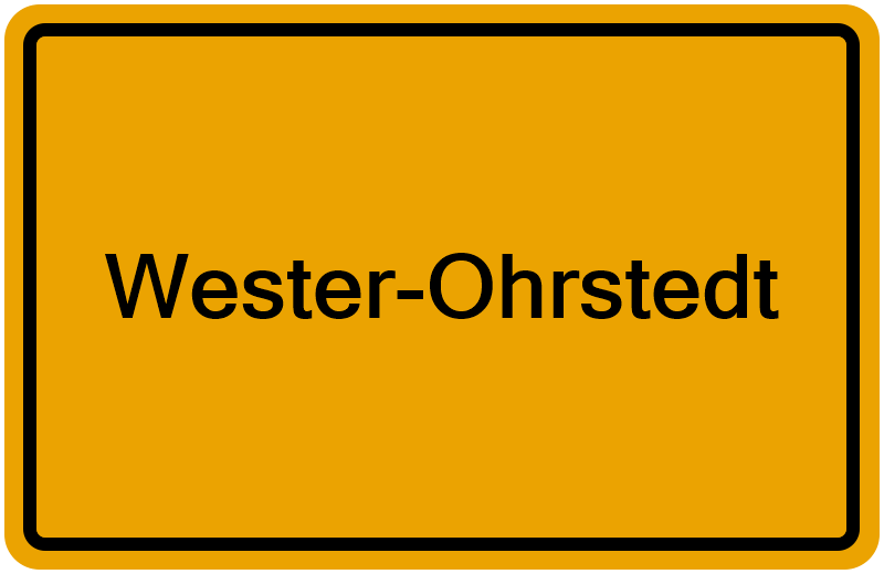 Handelsregisterauszug Wester-Ohrstedt