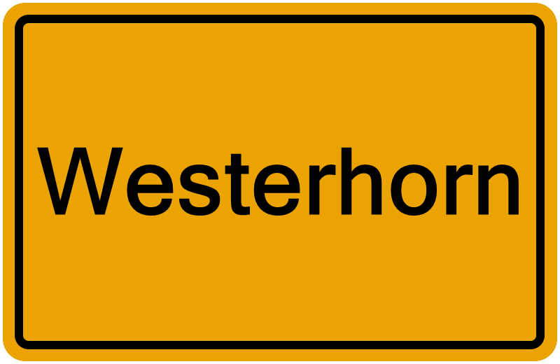 Handelsregisterauszug Westerhorn