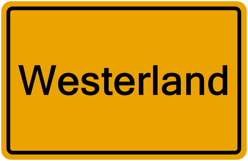 Handelsregisterauszug Westerland