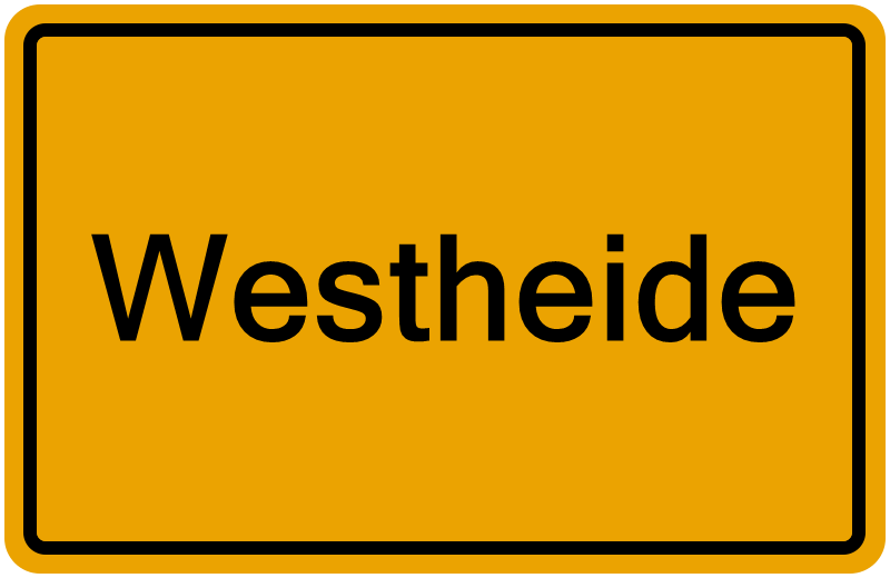 Handelsregisterauszug Westheide