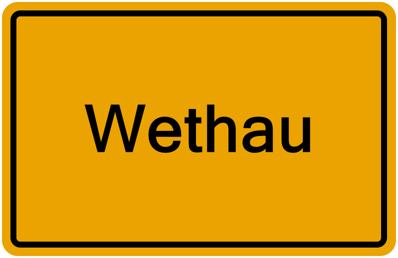 Handelsregisterauszug Wethau