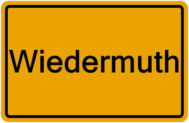 Handelsregisterauszug Wiedermuth