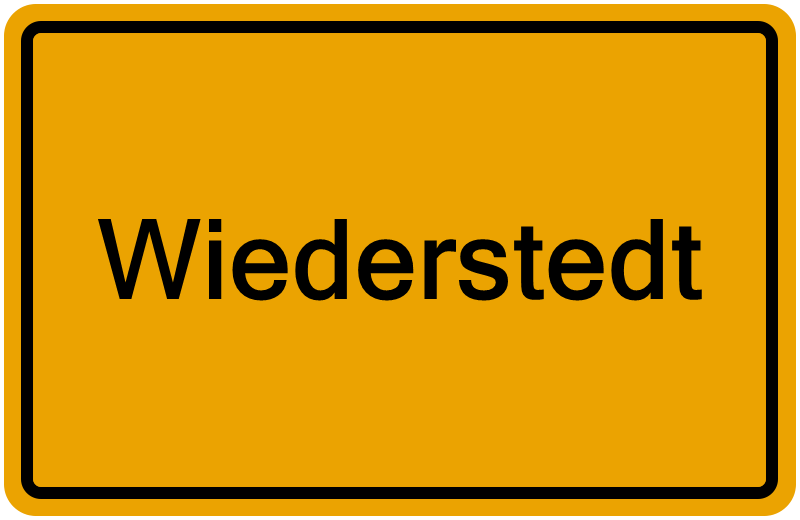Handelsregisterauszug Wiederstedt