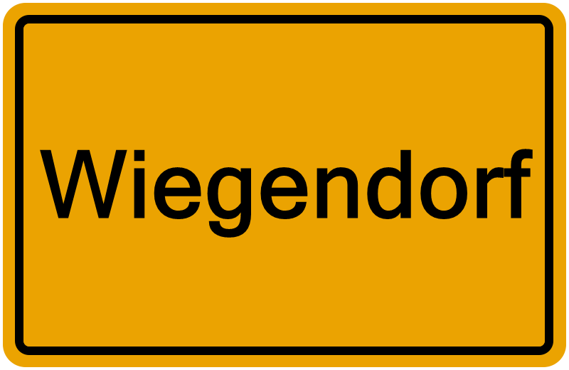 Handelsregisterauszug Wiegendorf