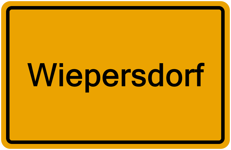 Handelsregisterauszug Wiepersdorf