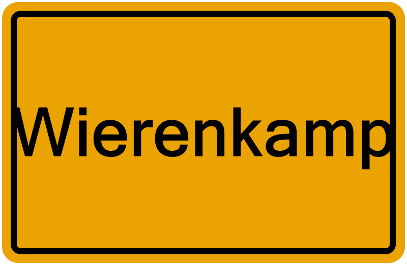 Handelsregisterauszug Wierenkamp