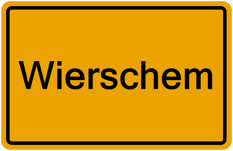 Handelsregisterauszug Wierschem