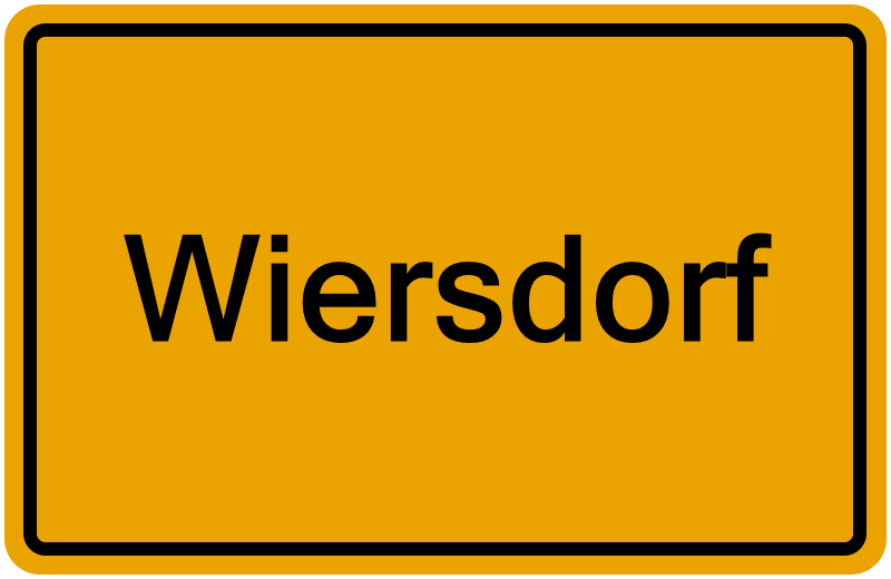 Handelsregisterauszug Wiersdorf