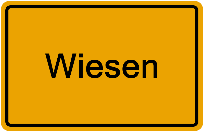 Handelsregisterauszug Wiesen