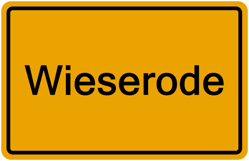 Handelsregisterauszug Wieserode
