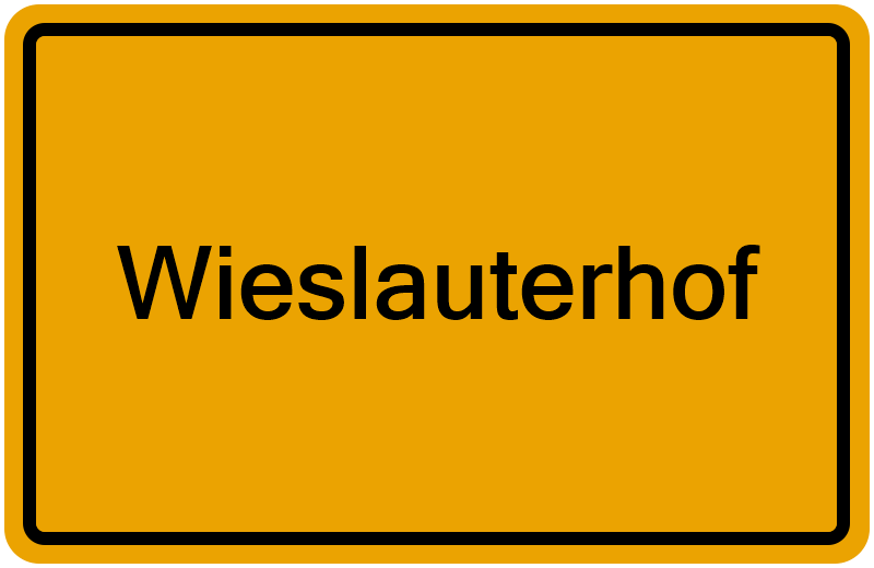 Handelsregisterauszug Wieslauterhof