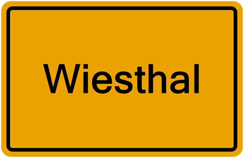 Handelsregisterauszug Wiesthal