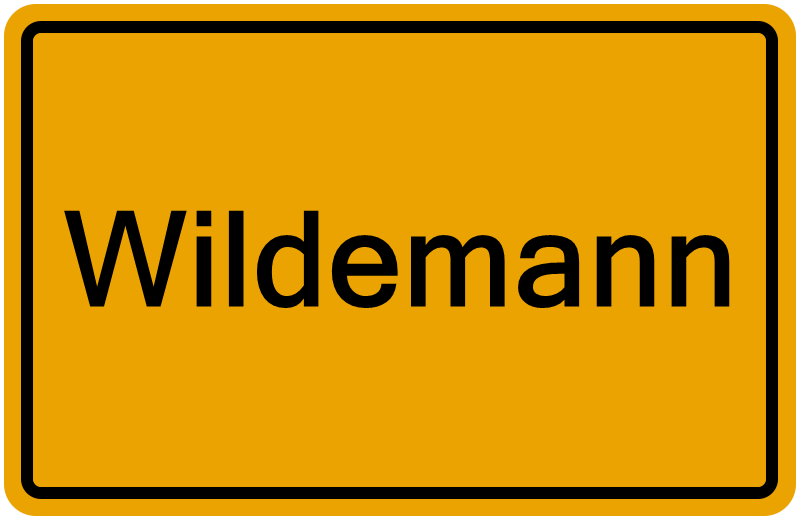 Handelsregisterauszug Wildemann