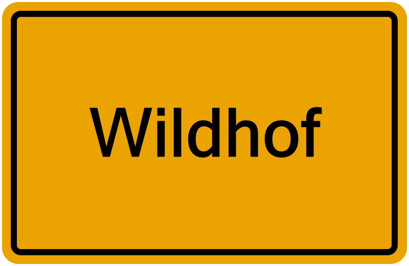 Handelsregisterauszug Wildhof