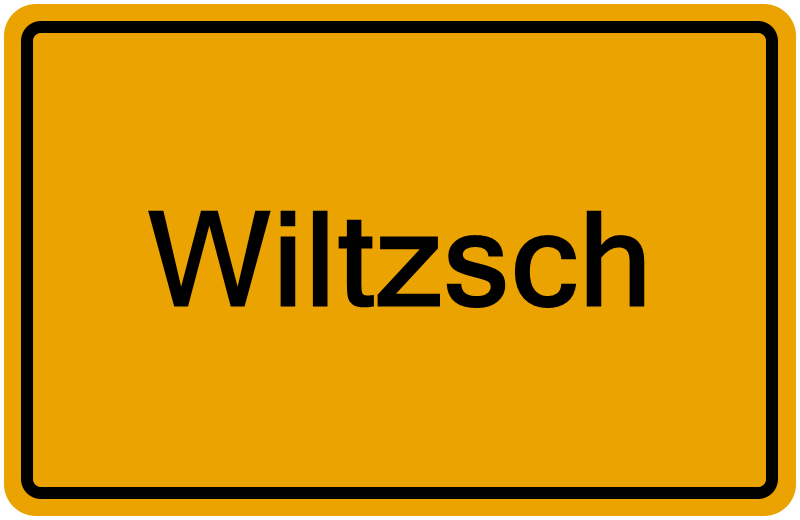 Handelsregisterauszug Wiltzsch