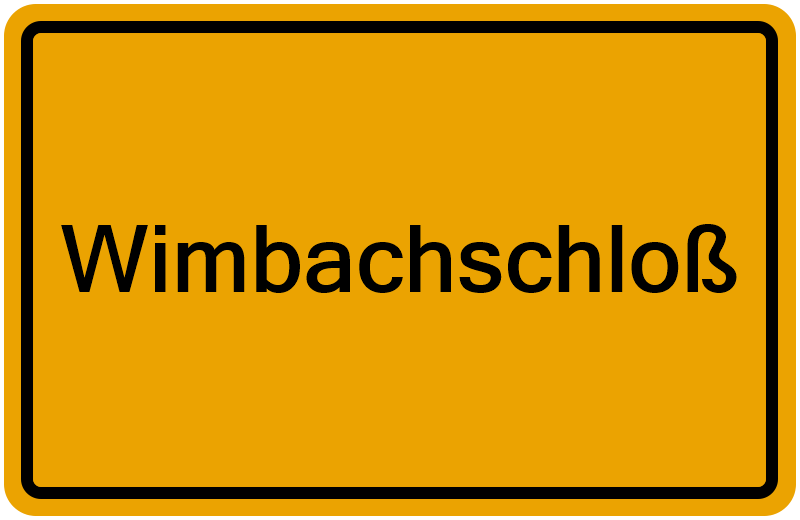 Handelsregisterauszug Wimbachschloß