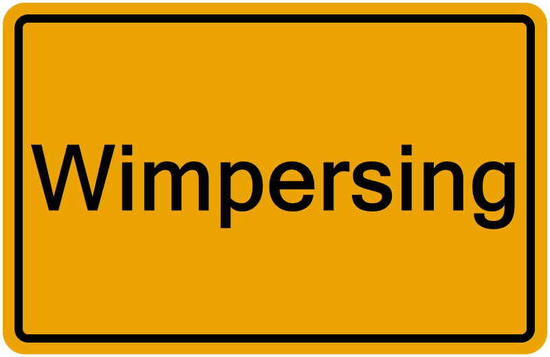 Handelsregisterauszug Wimpersing