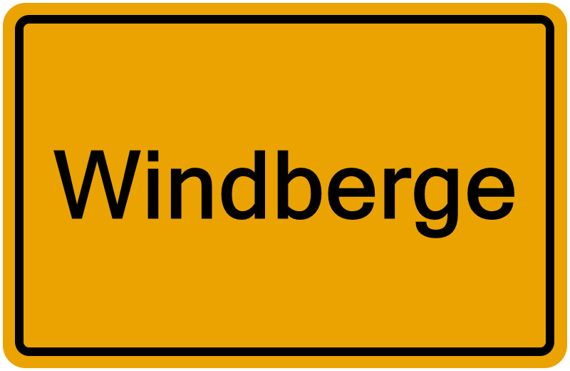 Handelsregisterauszug Windberge