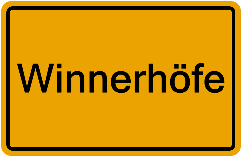 Handelsregisterauszug Winnerhöfe