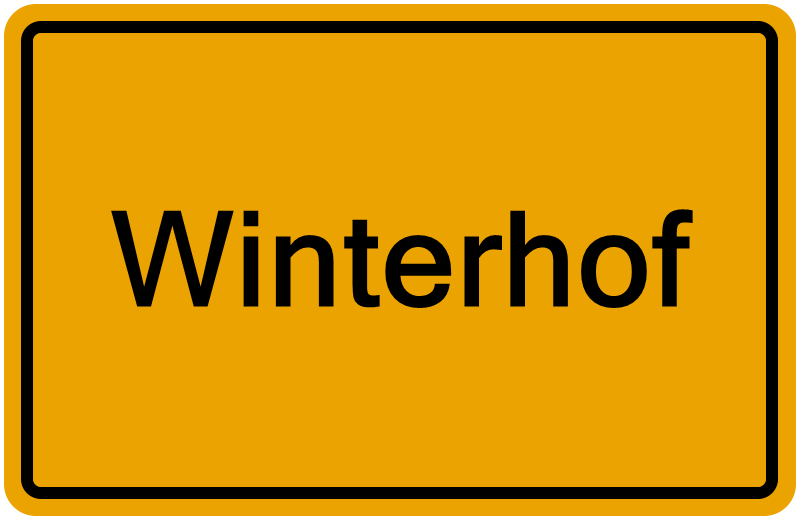Handelsregisterauszug Winterhof