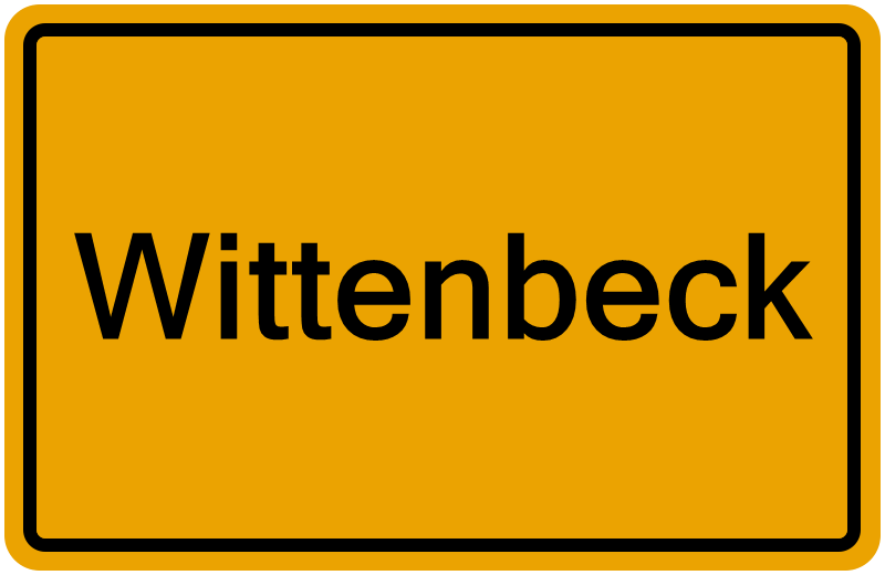 Handelsregisterauszug Wittenbeck