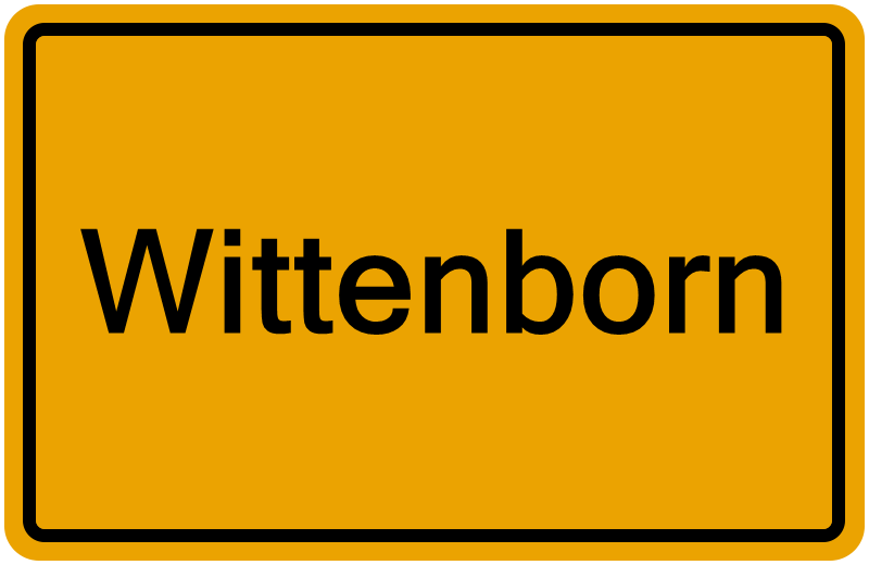 Handelsregisterauszug Wittenborn