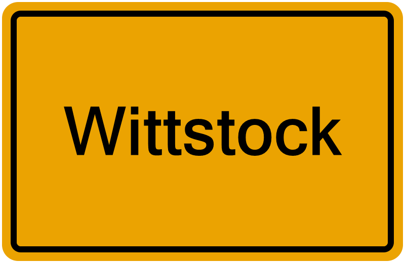 Handelsregisterauszug Wittstock