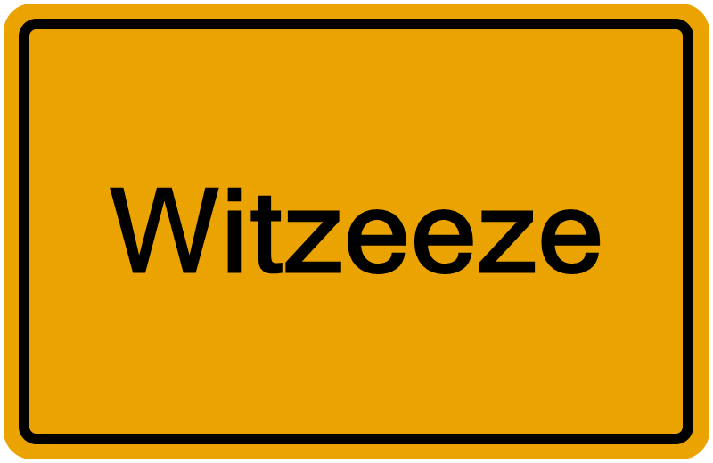 Handelsregisterauszug Witzeeze