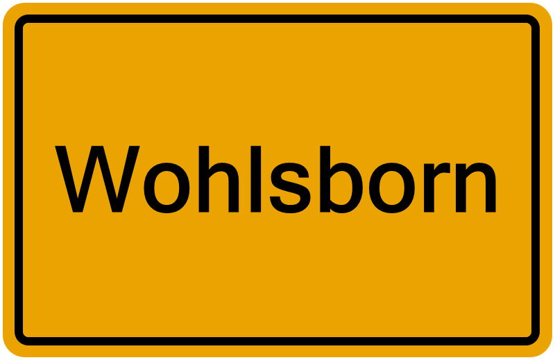 Handelsregisterauszug Wohlsborn