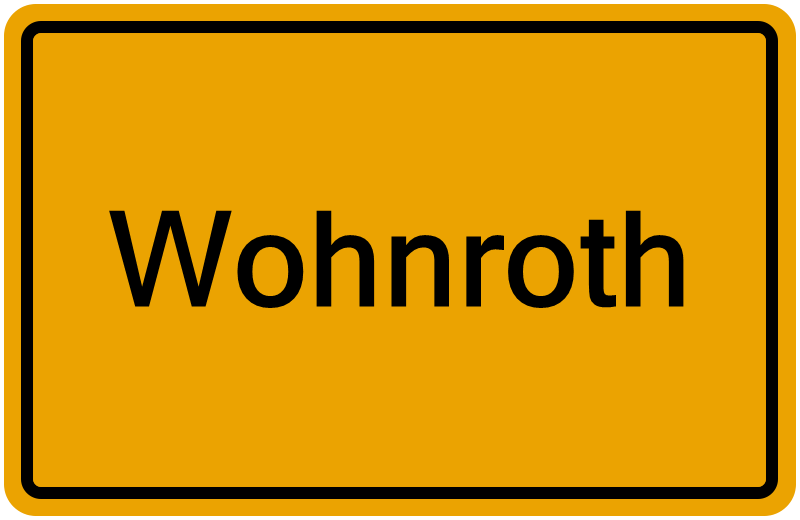 Handelsregisterauszug Wohnroth