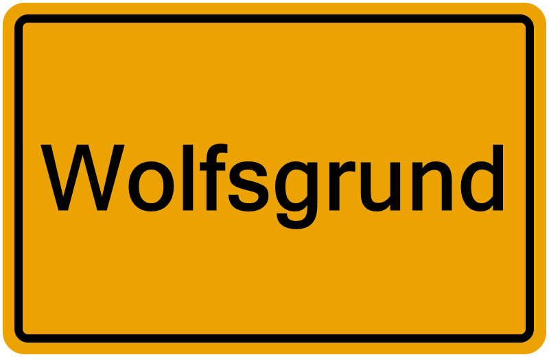 Handelsregisterauszug Wolfsgrund